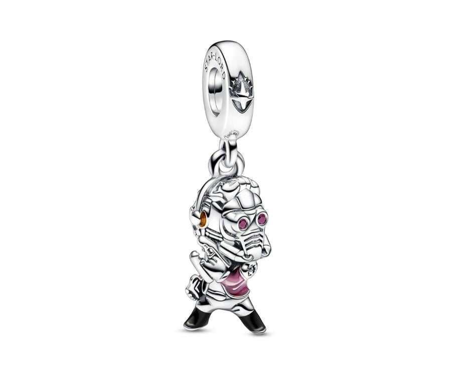 Charm Plata S925 Star Lord Guardianes