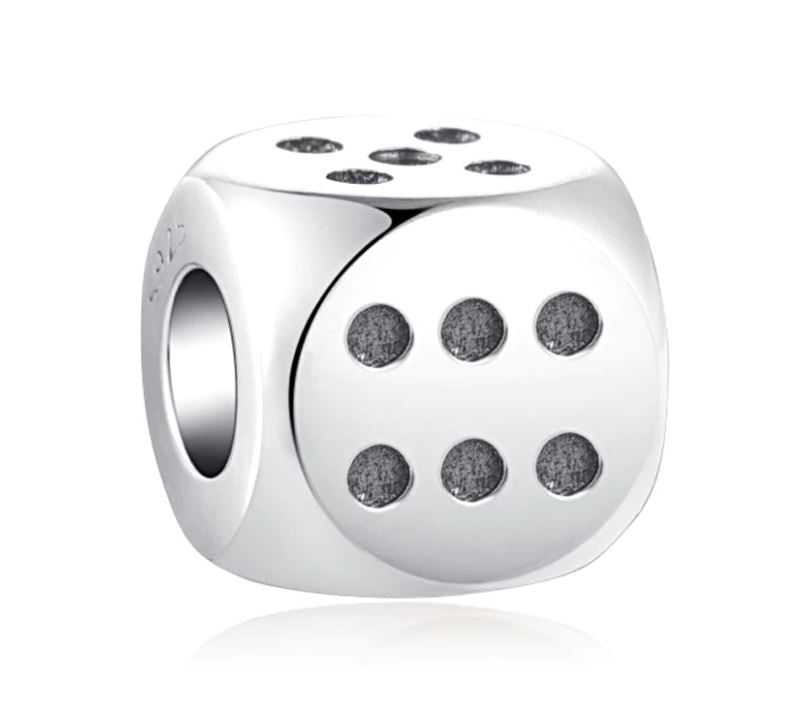 Charm Plata S925 Dado