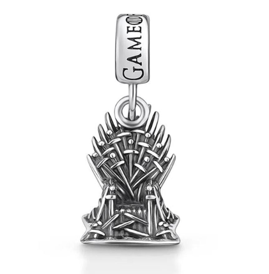 Charm Plata S925 Trono De Hierro