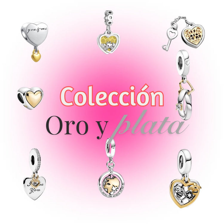 Charms - Plata con Dorado