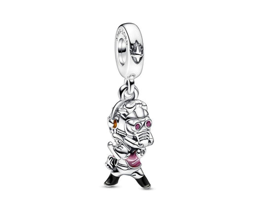 Charm Plata S925 Star Lord Guardianes