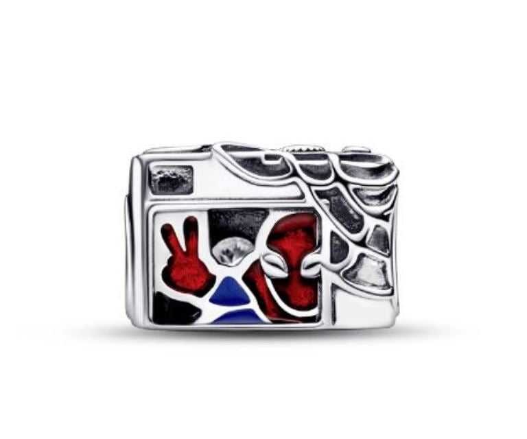 Charm Plata S925 Spiderman Cámara