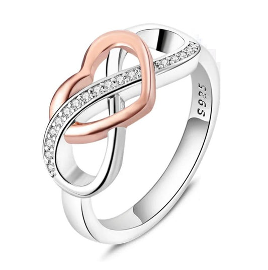 Anillo Plata S925 Amor Infinito