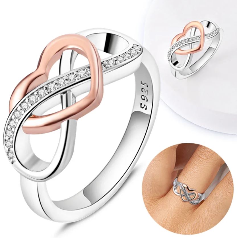 Anillo Plata S925 Amor Infinito