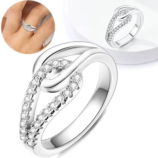 Anillo Plata S925 Lazos