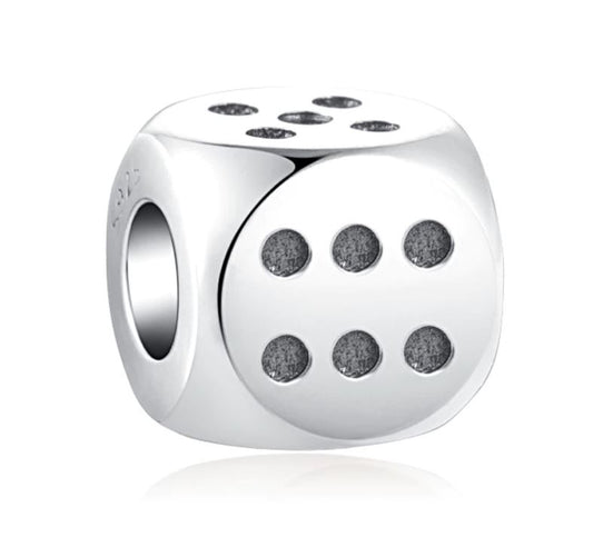 Charm Plata S925 Dado