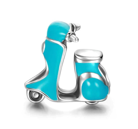 Charm Plata S925 Motoneta