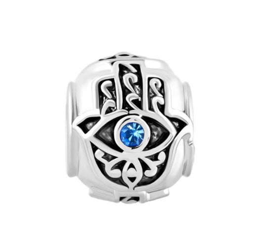 Charm Plata S925 Mano Fátima Esfera