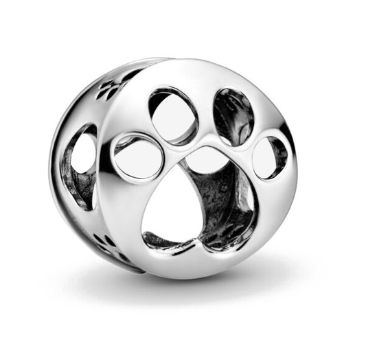 Charm Plata S925 Huella Circular