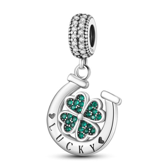 Charm Plata S925 Herradura Suerte