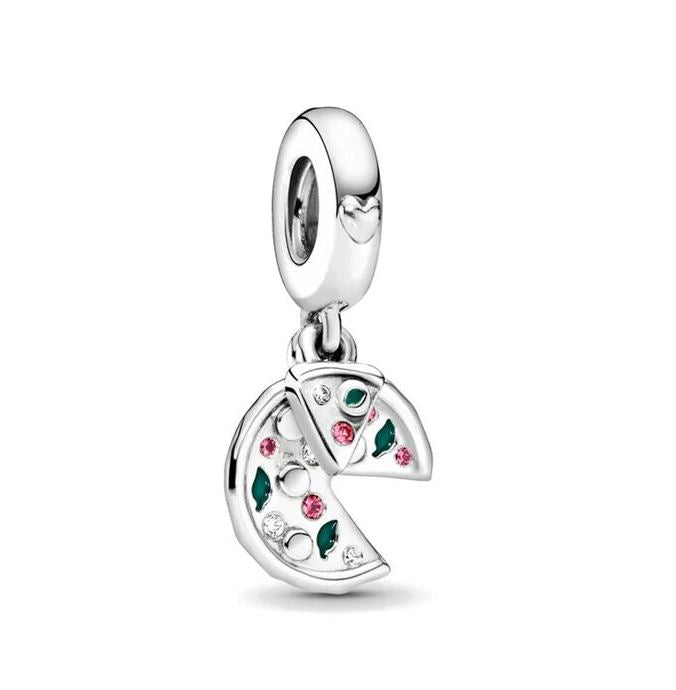 Charm Plata S925 Pizza