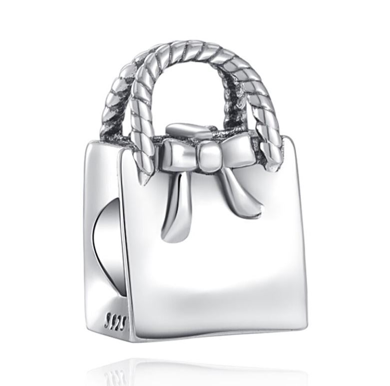 Charm Plata S925 Bolso