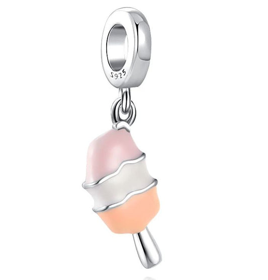Charm Plata S925 Paleta Yogurt